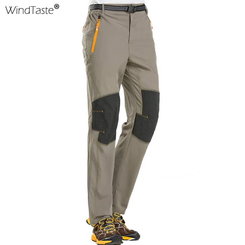 WindTaste de los hombres de secado rápido pantalones masculinos Pantalones de deporte al aire libre impermeable senderismo delgada pantalones de escalada senderismo transpirable pantalones KA037 WindTaste de los hombres de secado rápido pantalones masculinos Pantalones de deporte al aire libre impermeable senderismo delgada pantalones de escalada senderismo transpirable pantalones KA037