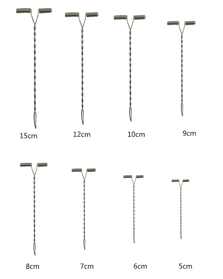 1000 шт. Т Форма крючок для рыбной ловли баланс ветки 5 см to15cm Crappie Rig Arm рыболовные снасти аксессуары