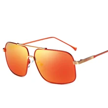 UV400 пилот юрты солнцезащитные очки Для Мужчин Поляризованные солнцезащитные очки с брендовым логотипом дизайн защитные водительские очки A384