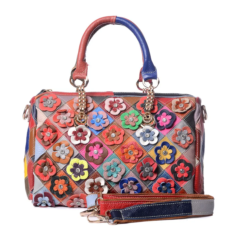 PU Leather Shoulder Bag,Wonderful Abstract Design Backpack,Portable Travel School Rucksack,Satchel with Top Handle