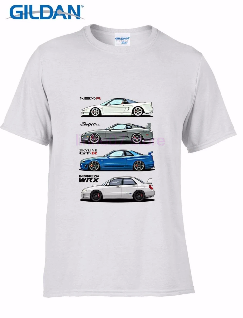Мужская футболка Nsx-R Gt-R Skyline Impreza Wrx Fans racer car летняя из 100% хлопка хит продаж 2019 |