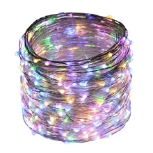 Rui chen открытый 30 м светодиодные гирлянды водонепроницаемые украшения на Рождество Праздничная вечеринка Свадьба+ UL CE Сертифицированный адаптер