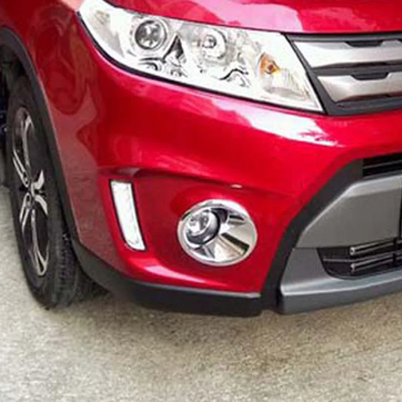 Хромированная противотуманная фара крышка для Suzuki Vitara 2015 2016 2017 2018 передний