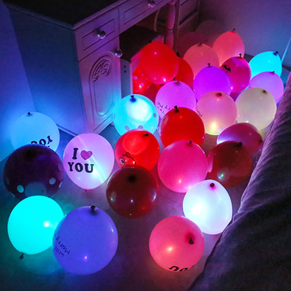

100 Pcs/lot Round Ball Led Balloon Lights Mini Flash Lamps for Lantern Christmas Wedding Party Decoration TSH Shop