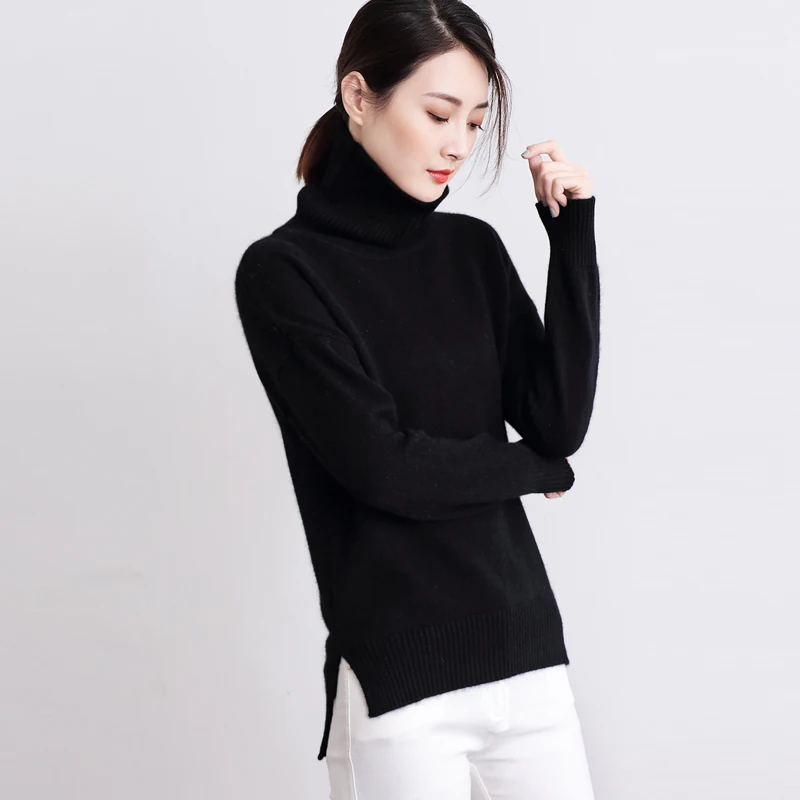 

Women Sweaters And Pullovers Cashmere Sweater Women's Fashion Turtleneck Knitted Trendy Tops Ladies Autumn Winter Warm Jumpers