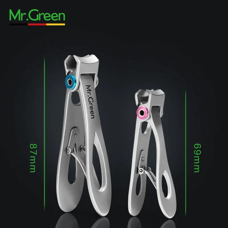 Cena MR. GREEN obcinacz do paznokci trymer ze stalowymi ćwiekami narzędzia manicure grube nożyczki ze szklany pilnik do paznokci Nails cutter