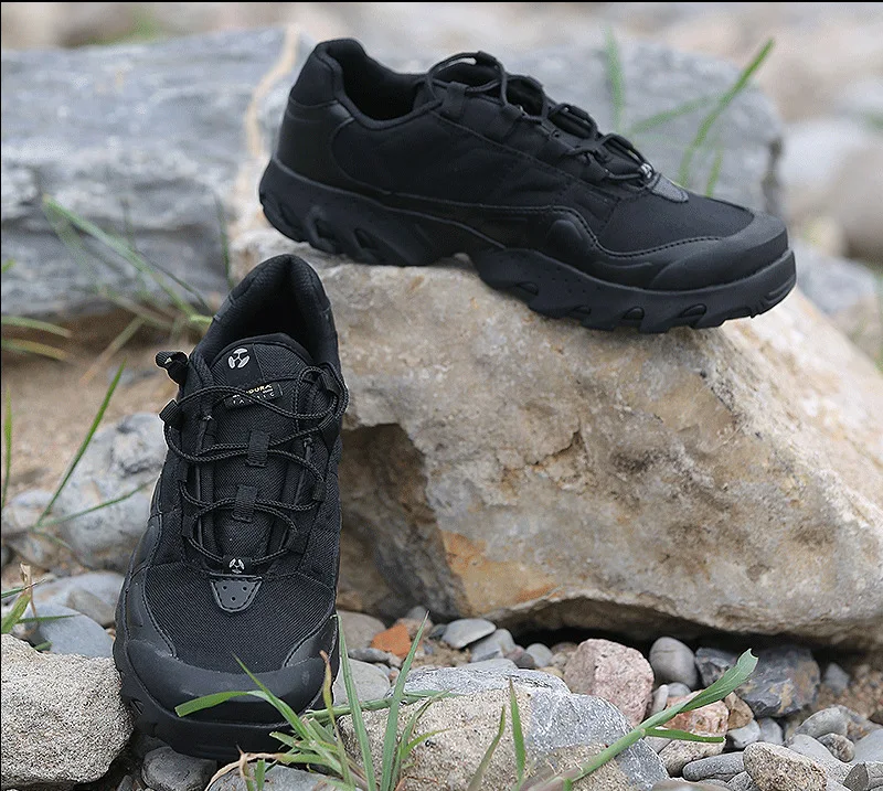 Открытый скалолазание кемпинг пустыня прогулки водонепроницаемый анти укол тактические ботинки кроссовки дышащий нейлон износостойкая обувь на шнуровке
