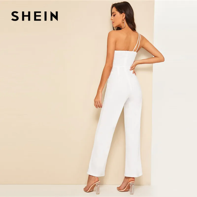shein white jumpsuit
