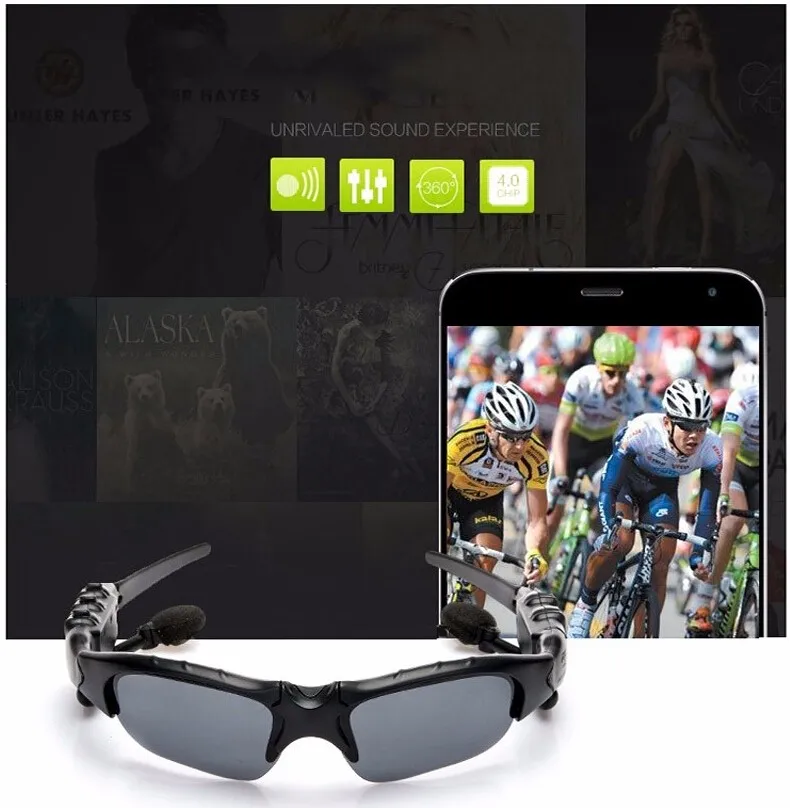 WEST BIKING Беспроводные Bluetooth очки для вождения верховой езды солнцезащитные очки гарнитура наушники для сотового телефона велосипедные очки Bluetooth