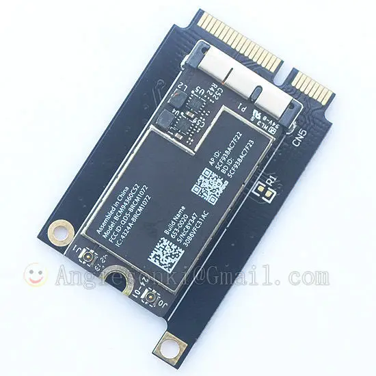 52 pin Mini PCI-E преобразует карты WI-FI адаптер для BCM94360CD/BCM94331CD/BCM94360CS2/BCM94360CSAX ноутбука сетевой