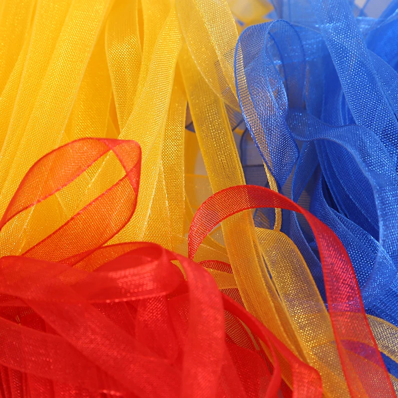

Organza Ribbon 20/50yards Wholesale Gift Wedding Christmas Decoration Wrapping Silk Ribbons 3mm-38mm Sewing Lace Fabric