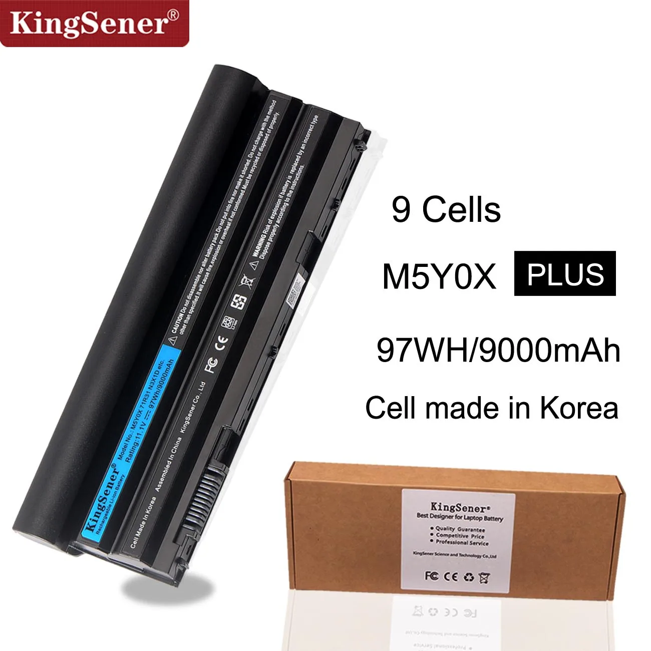 Дешево KingSener 11,1 V 97WH ячеечная M5Y0X ноутбук Батарея для DELL Latitude E6420 E6520 E5420 E5520 E6430 71R31 NHXVW T54FJ 9 ячеек