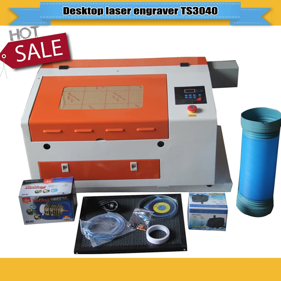 

CNC TS3040 laser engraver machine laser cutter machine for acrylic,wood,leather,cloth engraving factory price for sale