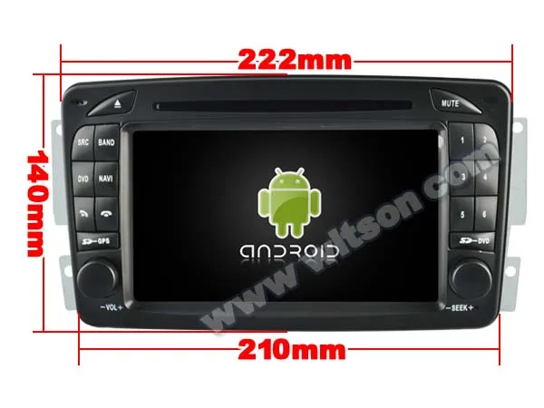 Flash Deal 7" Octa-Core Android 8.0 OS Car DVD Multimedia GPS Radio for Mercedes-Benz ML-Class W163 1998-2002 & A-Class W168 1998-2006 3