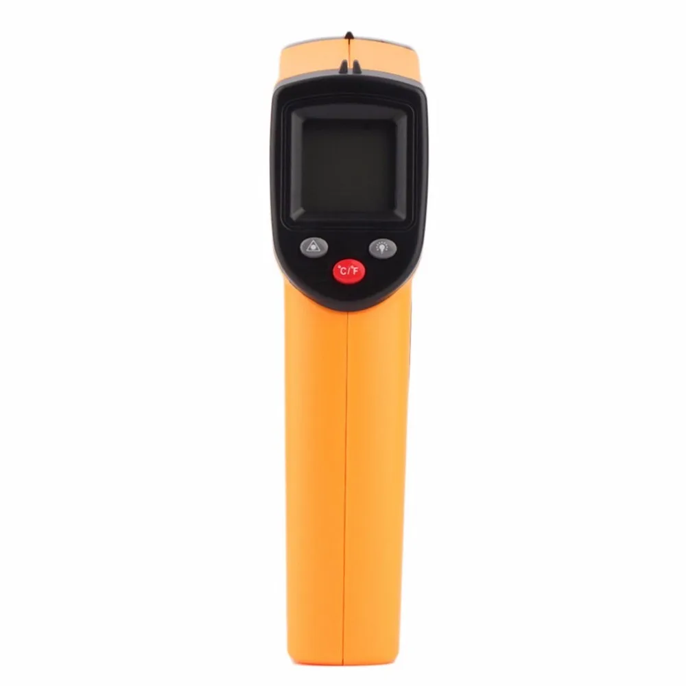 1Pcs GM320 Non-Contact Laser LCD Display IR Infrared Digital C/F Selection Surface Temperature Thermometer For Industry Home Us