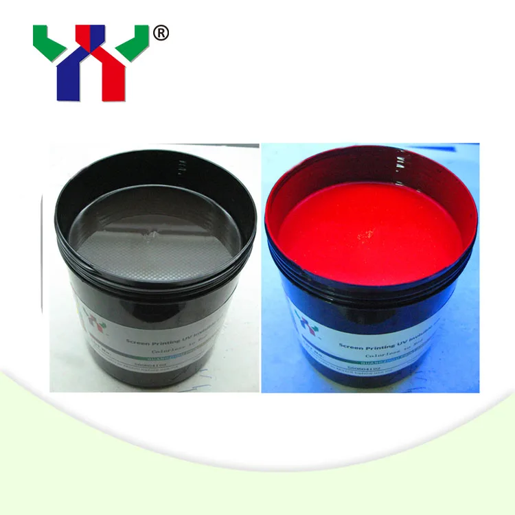 

UV Screen printing Invisible ink Colorless to Red 1KG/can
