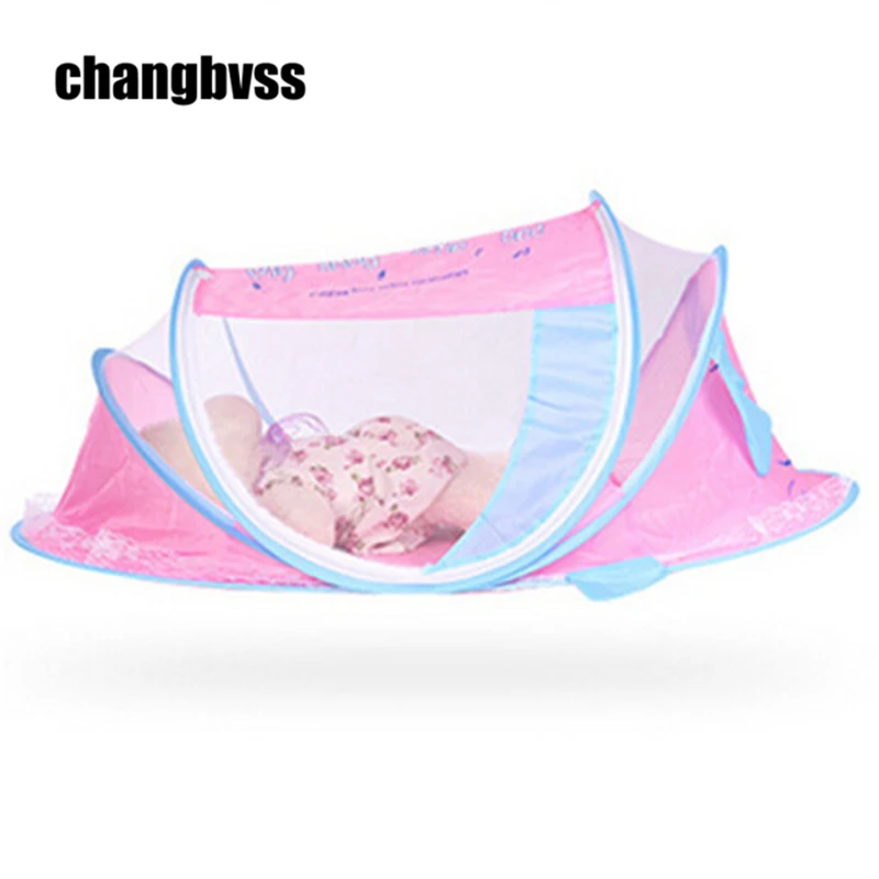 

Foldable baby crib Toddler Kids Infant Baby Safty Mosquito Net Netting Crib Bed Playpen Travel Tent Boat Style