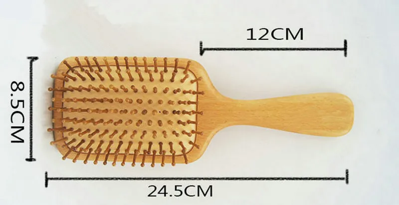 Cuidado Do Cabelo Pente de madeira Massagem