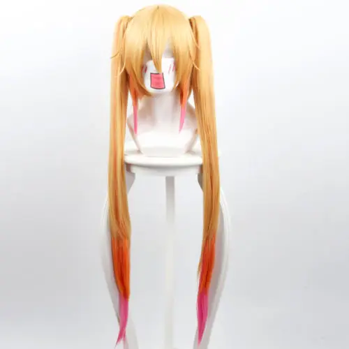 Miss Kobayashi's Dragon Maid Tohru Косплей парики Кобаяши парик смешанные цвета длинные прямые