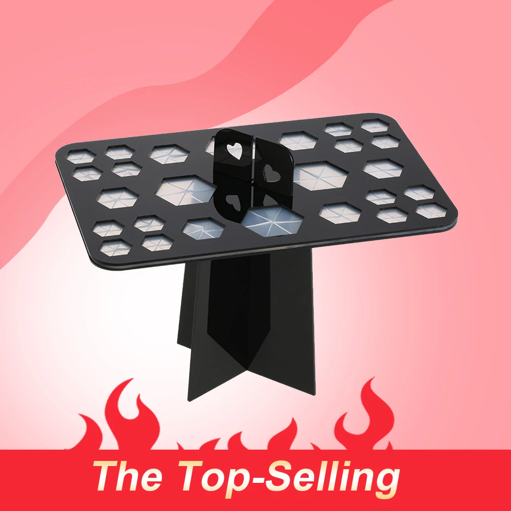 

26 Holes Makeup Brush Holder profesional Stand make up brushes eyebrow eyeshadow stamp powder brush Cosmetic Drying Rack Shelf