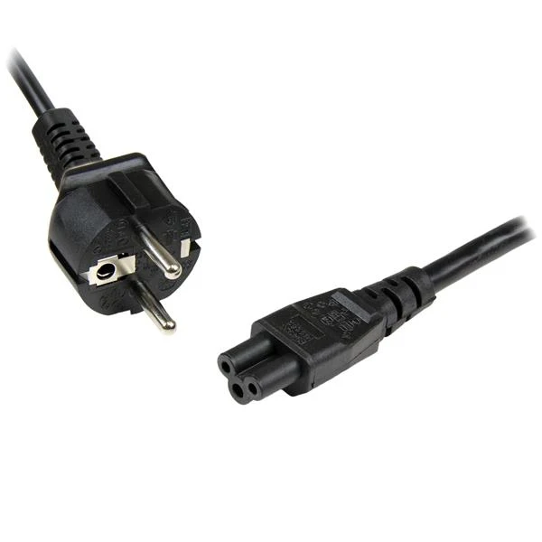 StarTech.com кабель Alimentacion Corriente de 2m Schuko CEE7 a IEC320 C5 Hoja Trebol Микки Маус para для ноутбука |