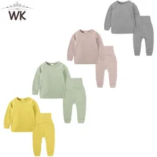 Детская одежда хлопковые пижамы детские пижамы из 2 предметов топ с длинными рукавами+ штаны пижама костюм детская одежда JT-278