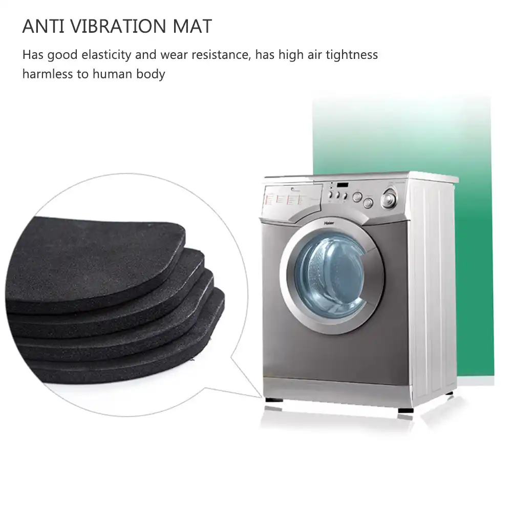 Lemonbest 4pcs Washing Machine Anti Vibration Pad Shock Proof Non