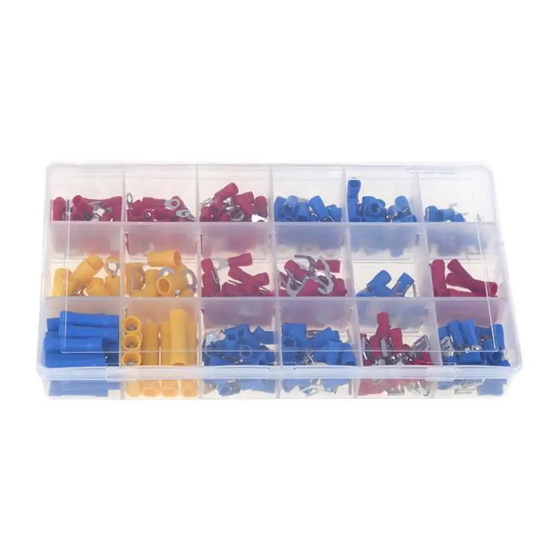 

300pcs Terminals Wire Electrical Insulation Crimp Connector Set with Box Different specifications Terminal