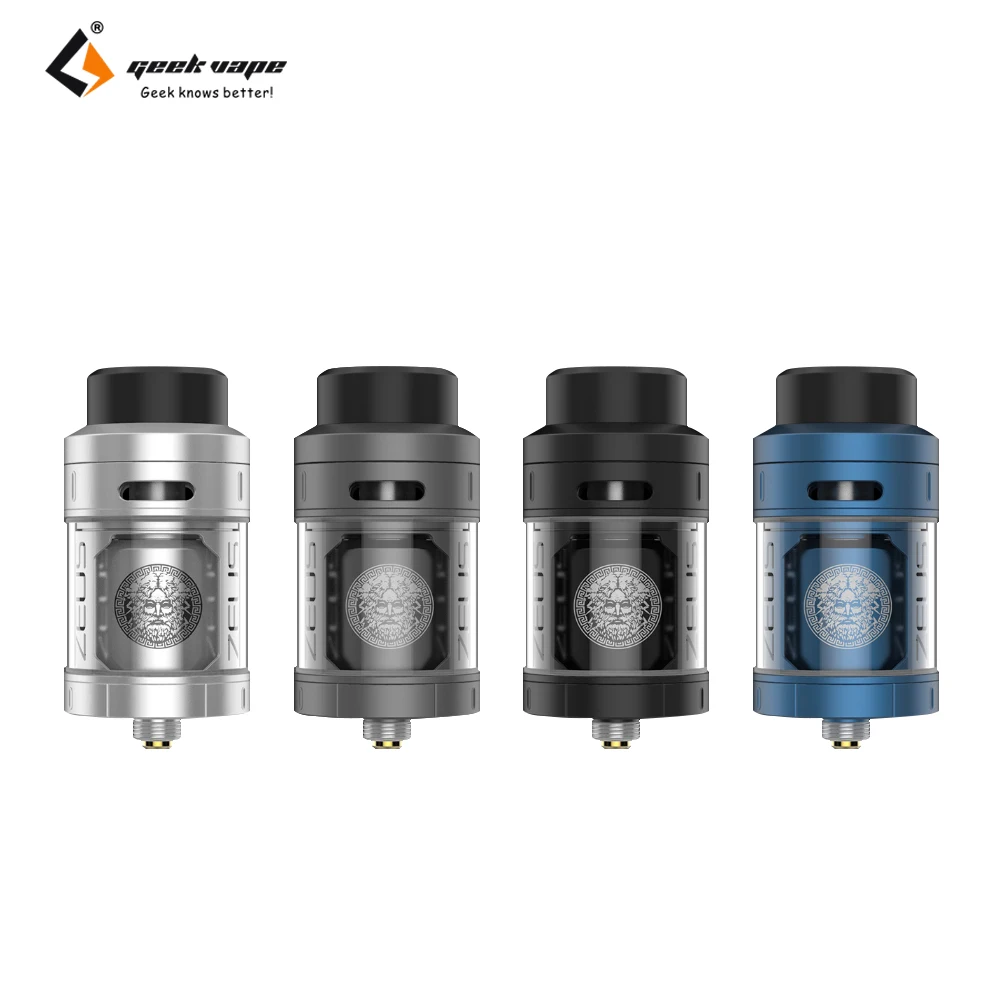 Original Geekvape Zeus RTA Tank 4ML leak proof with 3D airflow Electronic Cigarette Zeus Atomizer 25mm diameter