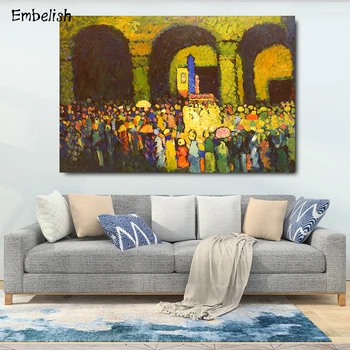 

Embelish 1 Pieces The Ludwigskirche In Munich Modern Home Decor Wall Art Pictures For Living Room HD Canvas Painting Artworks