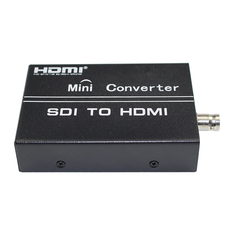 

WIISTAR SDI to HDMI Mini Converter Support Convert SDI&HDMI Signal to HDMI Signal with EU/US/UK/AU Power Supply