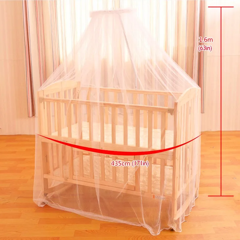 Летняя детская кровать с противомоскитной сеткой, переносная сетчатая купольная штора-сетка для младенцев, кровать для малыша, колыбель