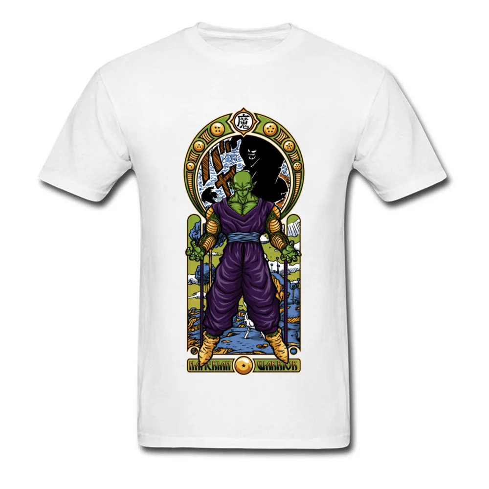 Dragon Ball Namekian Warrior Designed черные топы Мужские крутые футболки с короткими рукавами с рисунком аниме