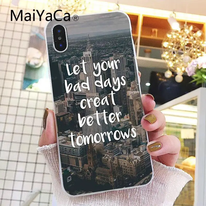 Чехол Maiyaca Believe City Words Luxury Уникальный дизайн PhoneCase для iPhone 8 7 6 6S Plus X XS MAX 5 5S SE XR