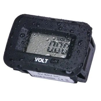 

waterproof digital voltmeter voltage meter gauge for robot milking ATV Tractor TRIMMER vehicle UTV chainsaw Lawn mower