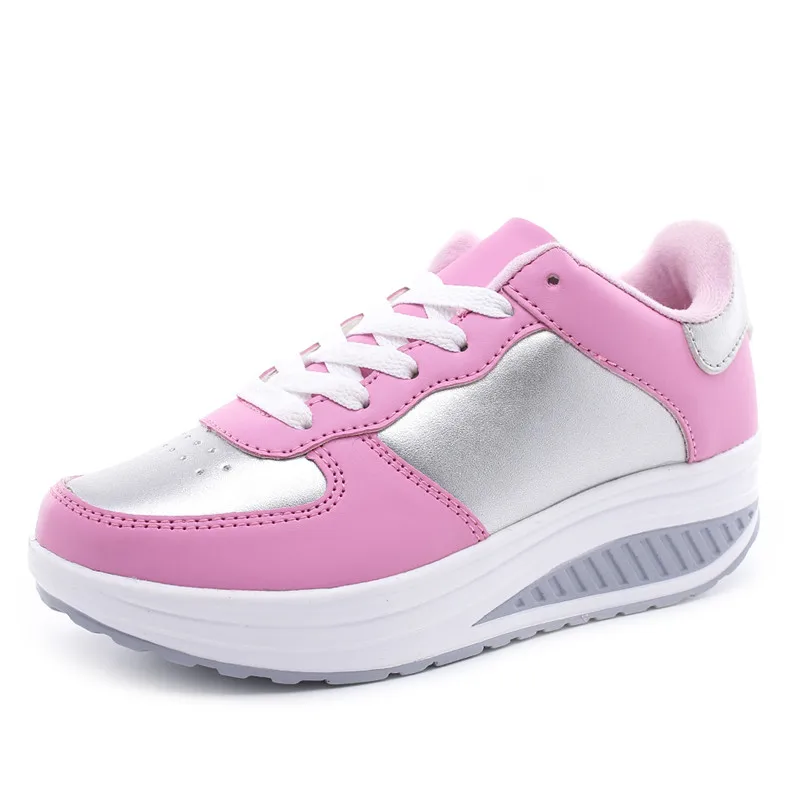 Летние женские белые кроссовки; женская повседневная обувь; женская корзинка с клиньями; Femme; кроссовки на шнуровке; tenis feminino; размер 40