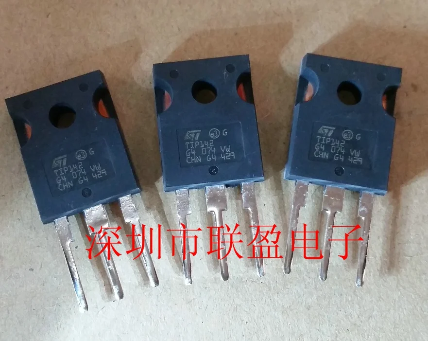 Free shipping 10pcs lot TIP142 TO 247 Darlington font b transistor b font new original
