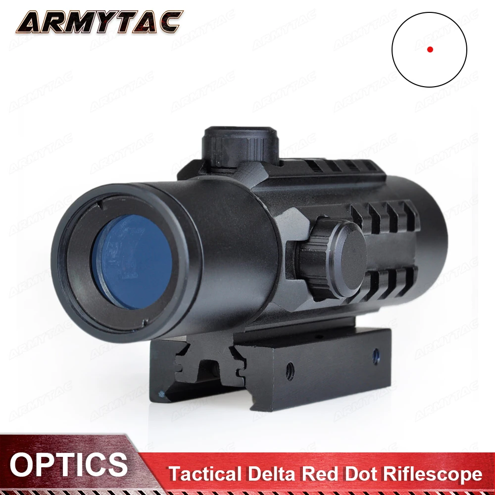 Тактический Delta Red Dot прицел голографический Прицел 11 мм 20 Вивер крепление для