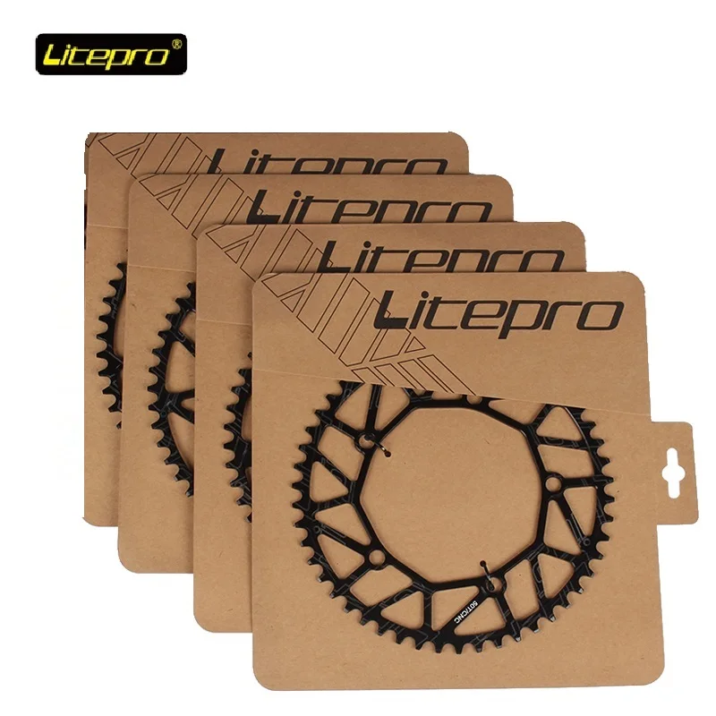 Litepro, складная велосипедная цепь, Кривошип, шатун, Шоссейная велосипедная цепь, 50 т, 52 т, 54 Т, 56 т, 58 т, 170 мм, Кривошип, велосипедный однодисковый