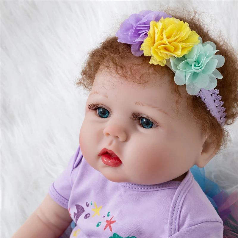 Bebes Кукла реборн Мягкая силиконовая младенец получивший новую жизнь Детские
