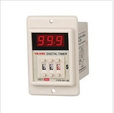 

DC 24V Power ON Delay Timer Time Relay 1-999 Seconds