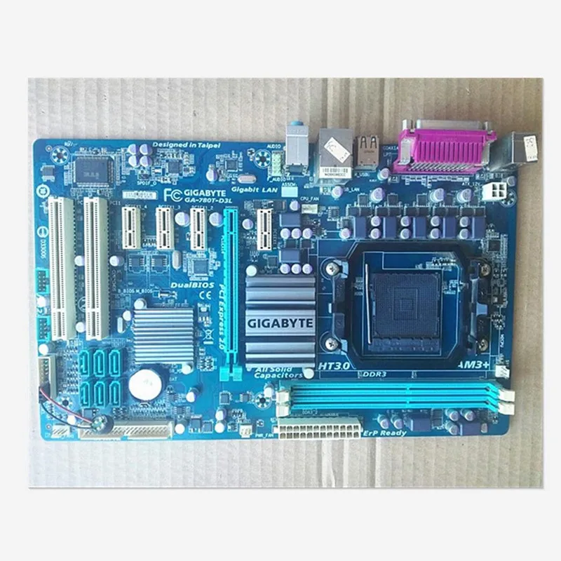 Для Gigabyte GA 780T D3L оригинальная б/у материнская плата 760G 780L разъем AM3 + DDR3 SATA2 970A DS3 970