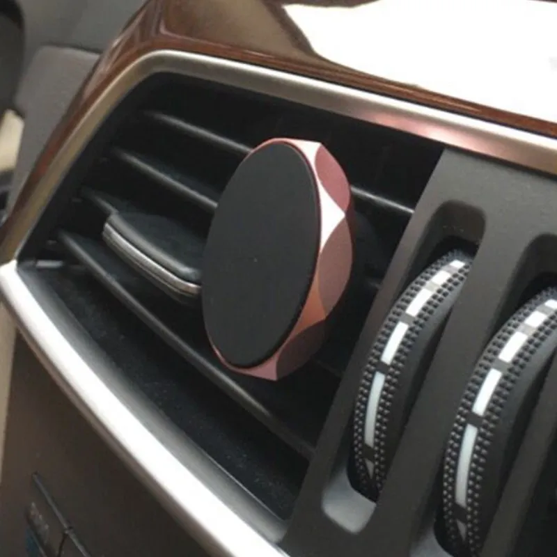 

2019 New Arrival Car Holder Metal Round Mobile Phone Holder For Car Truck Luxury Phone Holder For Samsung a5 2017 Case Universal
