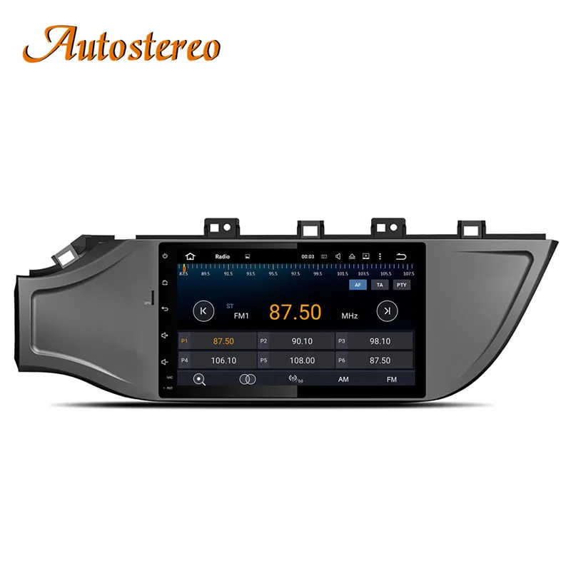 Perfect Android 8 Car No DVD Player GPS Navigation For KIA RIO 4 2017+ Head unit multimedia player radio tape recorder 1 DIN IPS screen 12