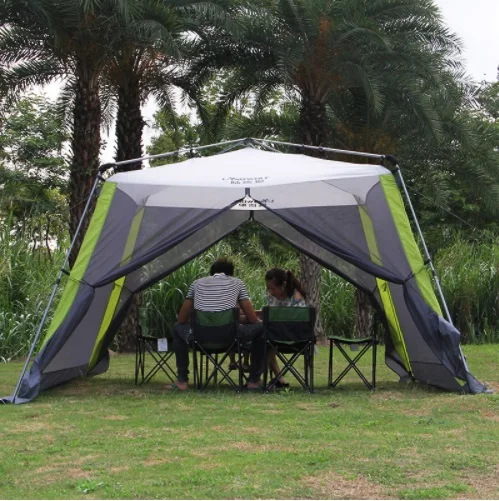 

Automatic Huge 300*300*210CM 5-8 Person Anti-mosquito Outdoor Family Pergola Camping Park Awning Gazebo Sun Shelter Tent