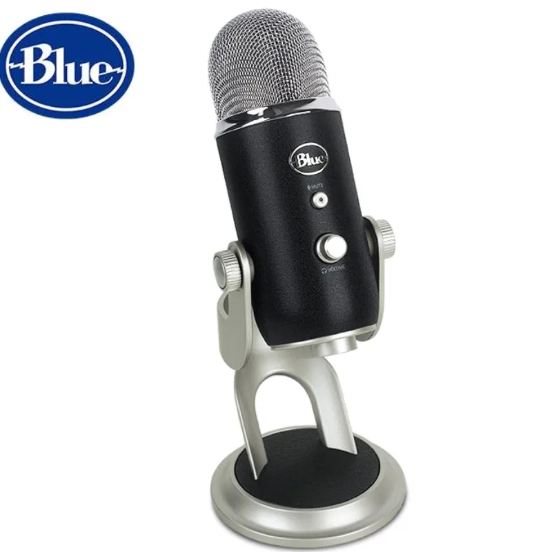 Blue Yeti Pro Microphone Professionnel A Condensateur Pour Enregistrement En Direct Studio Usb Xlr Karaoke Chant Aliexpress