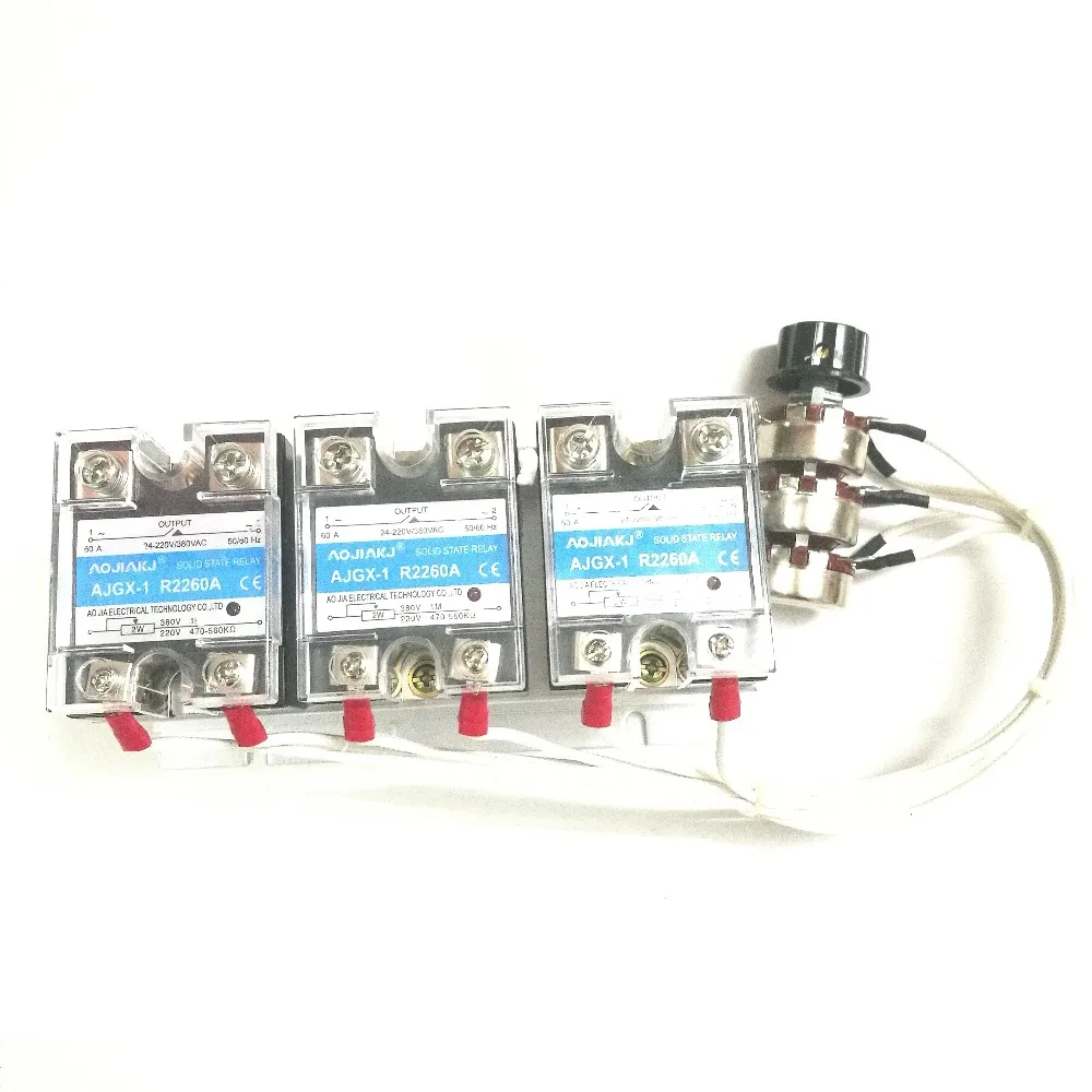

Three phase 380V integrated AC voltage regulating module high power furnace wire 20K60A SCR thermostat