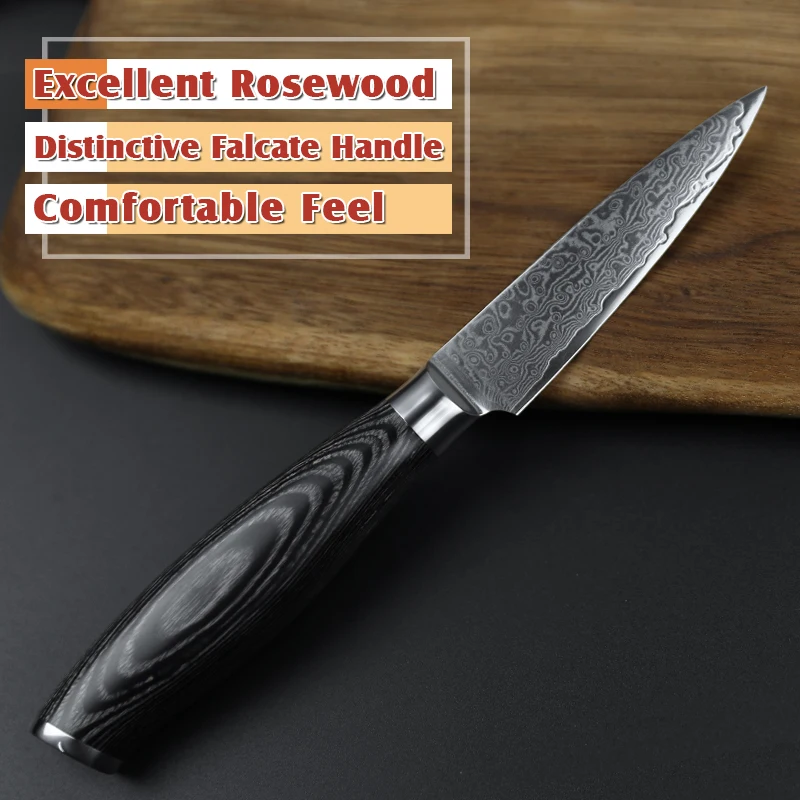  XINZUO 5Pcs Kitchen Knives Set 67 layer Japanese VG10 Damascus Steel Chef Cleaver Santoku Utility P - 32412859006