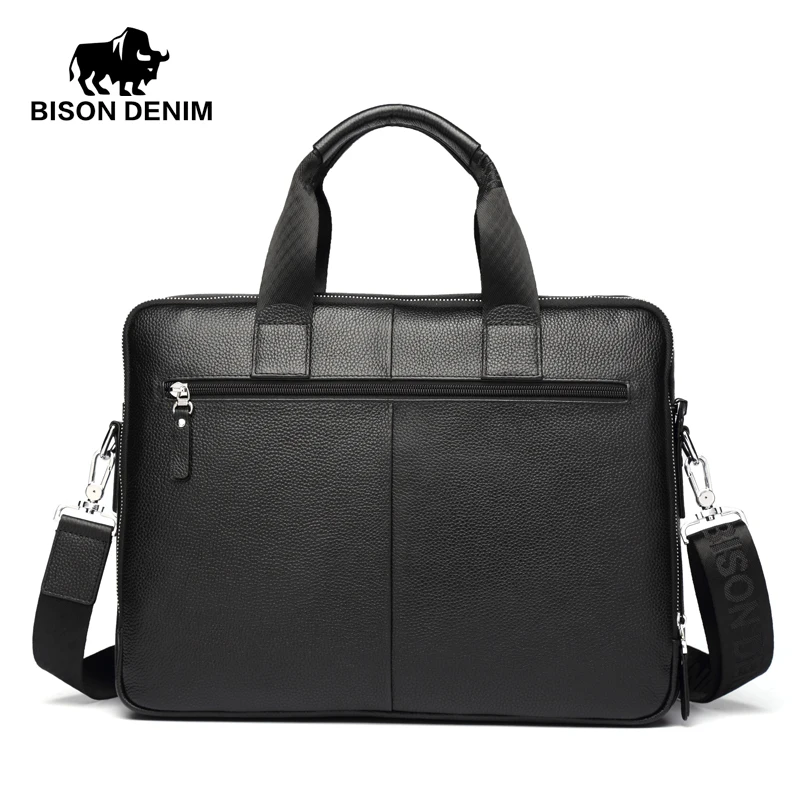 Bison Denim Fashion Luxury Genuine Leather Bag Men Handbag Shoulder Bison Denim Fashion Luxury Genuine Leather Bag Men Handbag Shoulder Bags Business Briefcase Laptop On Aliexpress Alibaba Group