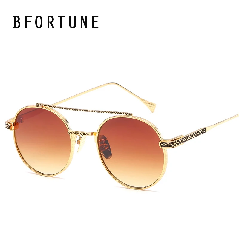 BFORTUNE Round Sunglasses Women Brand Designer Mirror Retro Shades Sun Glasses Female UV400 Lentes font b